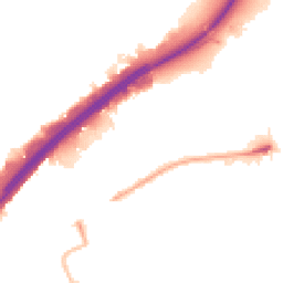 Night-time road noise heatmap for NW10 7DH