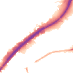 Night-time road noise heatmap for NW10 7DJ