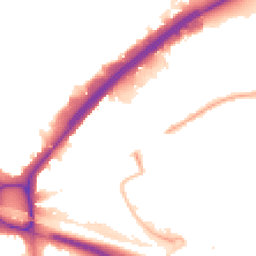 Night-time road noise heatmap for NW10 7DS