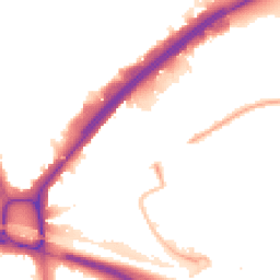 Night-time road noise heatmap for NW10 7DT