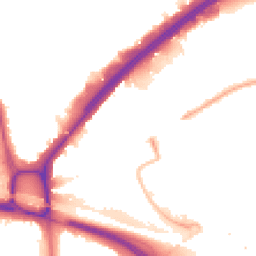 Night-time road noise heatmap for NW10 7DU