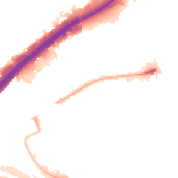 Night-time road noise heatmap for NW10 7EF