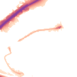 Night-time road noise heatmap for NW10 7EN