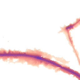 Night-time road noise heatmap for NW10 7PL