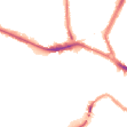 Night-time road noise heatmap for NW10 8BW
