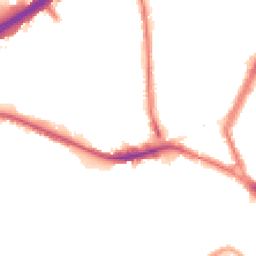 Night-time road noise heatmap for NW10 8DX