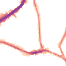 Night-time road noise heatmap for NW10 8EE
