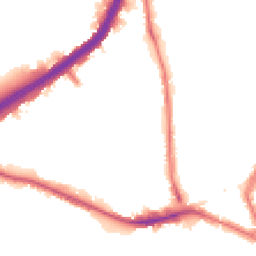 Night-time road noise heatmap for NW10 8EG