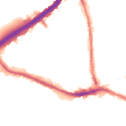 Night-time road noise heatmap for NW10 8HH