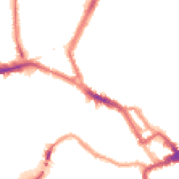 Night-time road noise heatmap for NW10 8QD