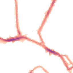 Night-time road noise heatmap for NW10 8SW