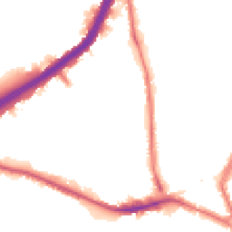 Night-time road noise heatmap for NW10 8TJ