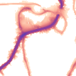 Night-time road noise heatmap for NW10 8TP