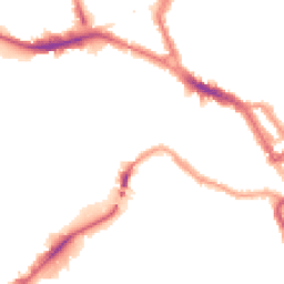 Night-time road noise heatmap for NW10 8TY