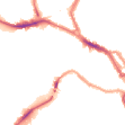Night-time road noise heatmap for NW10 8UB