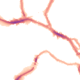 Night-time road noise heatmap for NW10 8UJ