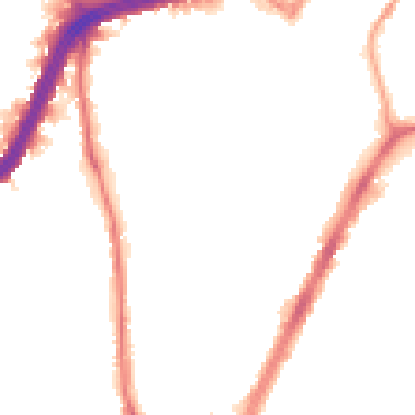 Night-time road noise heatmap for NW10 9BS