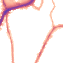 Night-time road noise heatmap for NW10 9DG