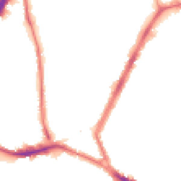 Night-time road noise heatmap for NW10 9EY