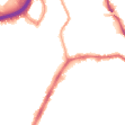 Night-time road noise heatmap for NW10 9NL