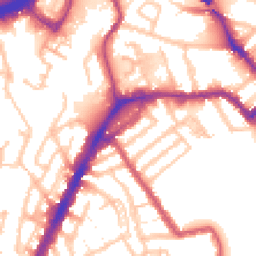 Daytime road noise heatmap for NW10 9NP