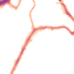 Night-time road noise heatmap for NW10 9NP