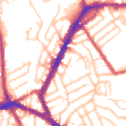 Daytime road noise heatmap for NW10 9QF