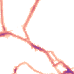 Night-time road noise heatmap for NW10 9RD