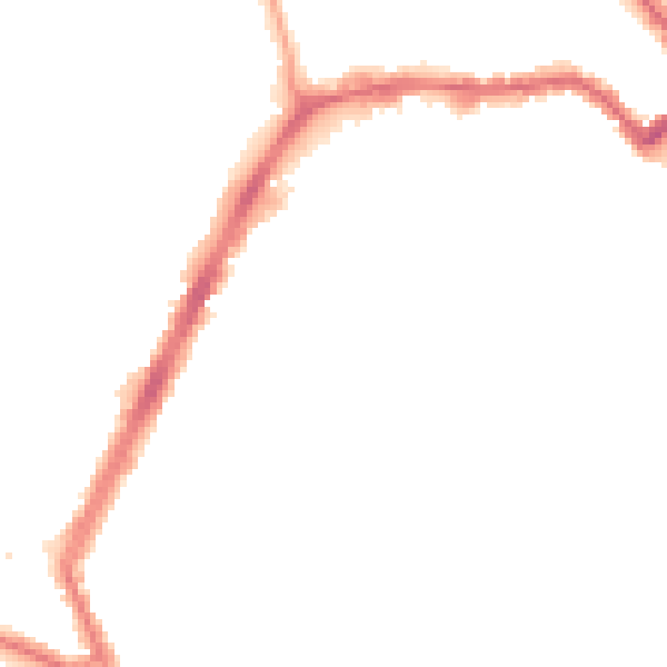 Night-time road noise heatmap for NW10 9UE
