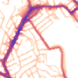 Daytime road noise heatmap for NW10 9UG