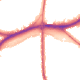 Night-time road noise heatmap for NW11 0AF