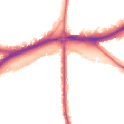 Night-time road noise heatmap for NW11 0AJ