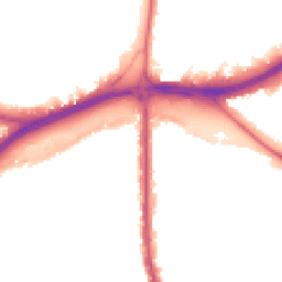 Night-time road noise heatmap for NW11 0AL