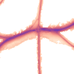 Night-time road noise heatmap for NW11 0AP