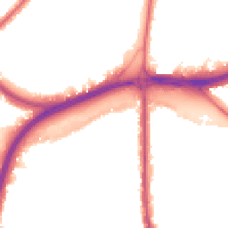 Night-time road noise heatmap for NW11 0AT
