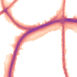 Night-time road noise heatmap for NW11 0AU