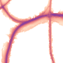 Night-time road noise heatmap for NW11 0AX