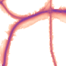 Night-time road noise heatmap for NW11 0ES