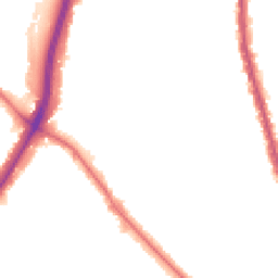 Night-time road noise heatmap for NW11 0JN