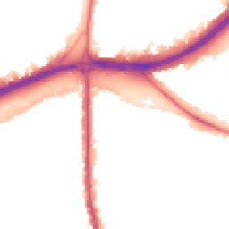 Night-time road noise heatmap for NW11 6AN