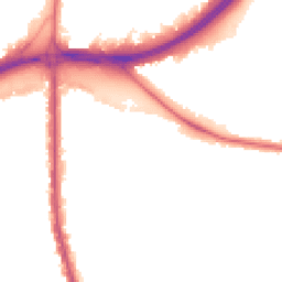 Night-time road noise heatmap for NW11 6AT