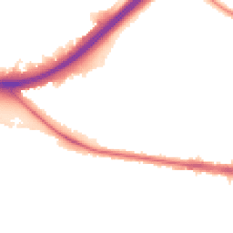 Night-time road noise heatmap for NW11 6DX