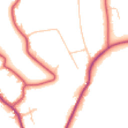 Daytime road noise heatmap for NW11 6SY