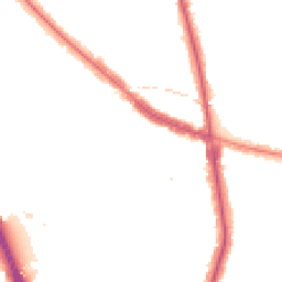 Night-time road noise heatmap for NW11 8ES