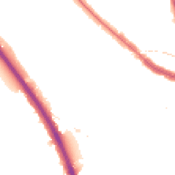 Night-time road noise heatmap for NW11 8PB