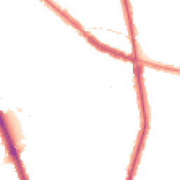 Night-time road noise heatmap for NW11 8SB