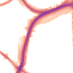 Night-time road noise heatmap for NW11 9BB