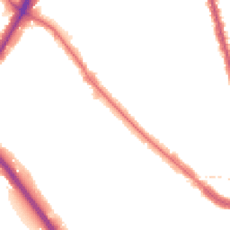 Night-time road noise heatmap for NW11 9BY