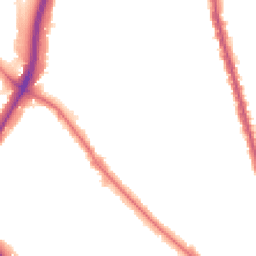 Night-time road noise heatmap for NW11 9NH