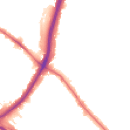 Night-time road noise heatmap for NW11 9QX